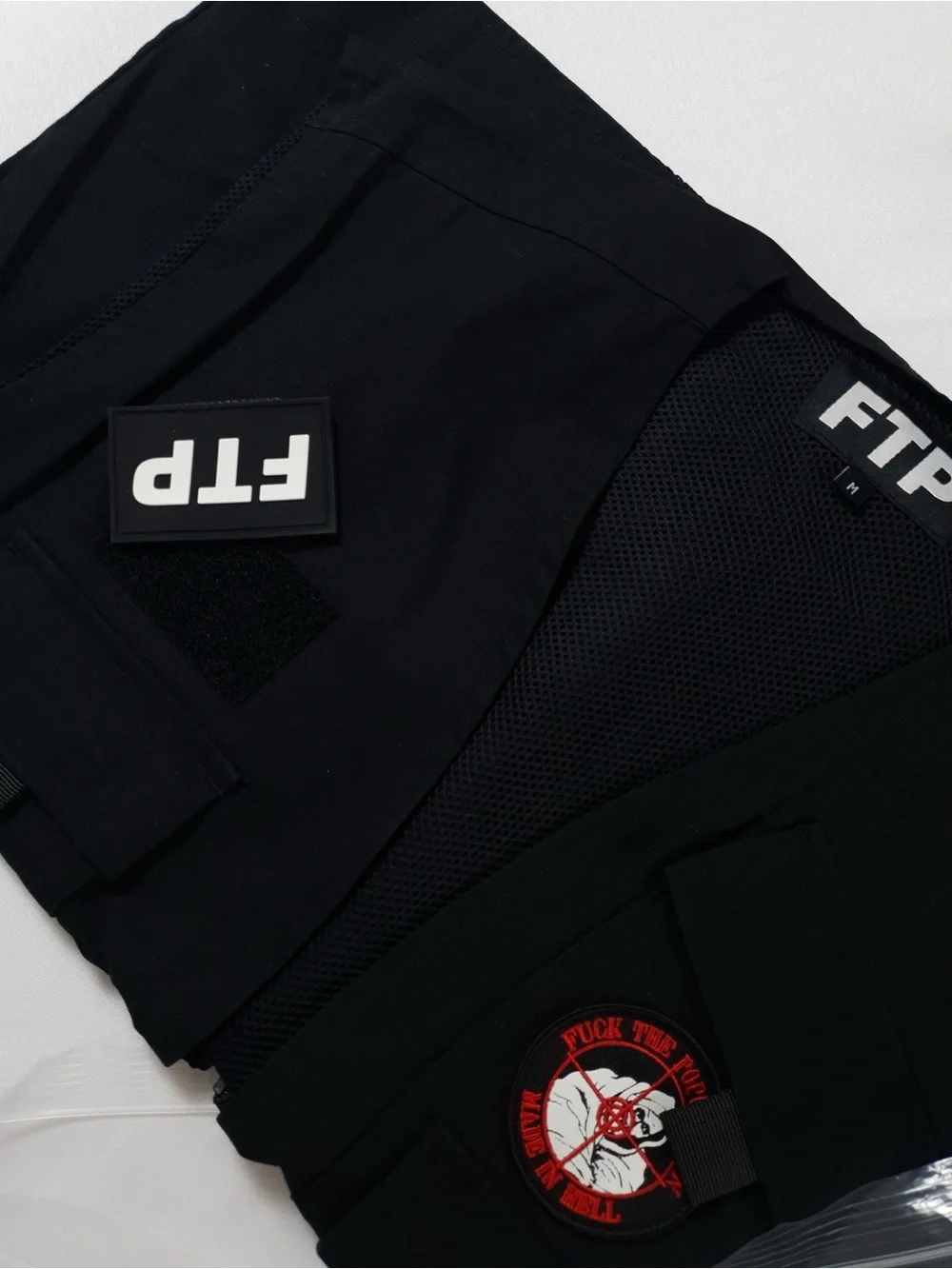 FTP Made In Hell Reaper Tactical Military Black Vest Mens Size Medium NEW